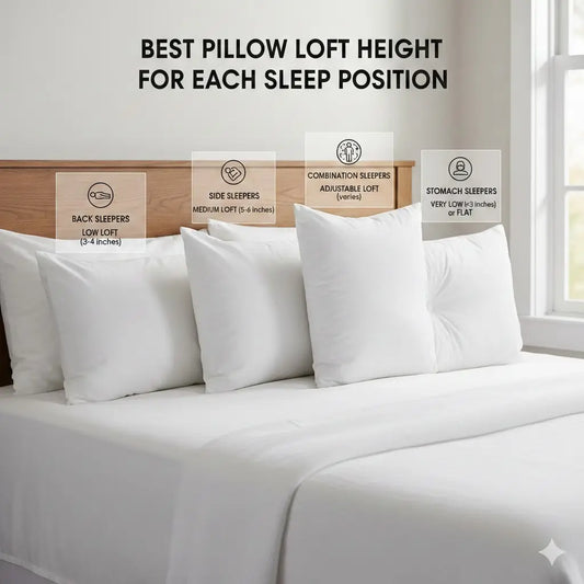 Best Pillow Loft Height For Sleep Position
