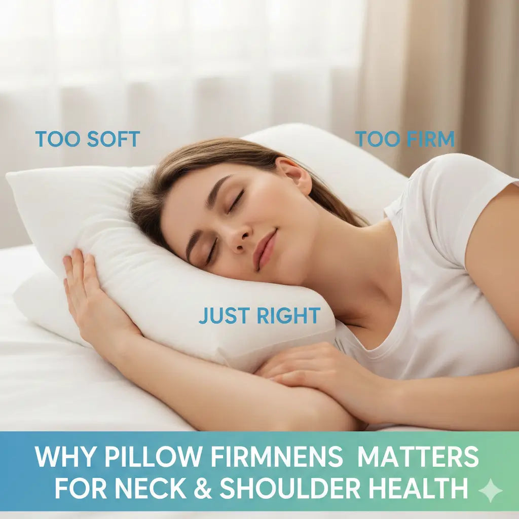 Pillow firmness matters for neck & shoulder comfort