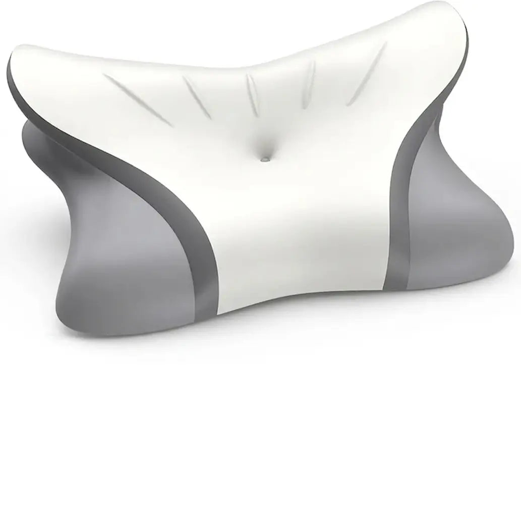 Dual-Height Contour Memory Foam Cooling Pillow (5.1" / 4.3" Loft) (1-Pack)- White