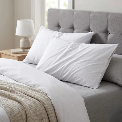 Waterproof Zippered Pillow Protectors | Hotel Pillow Covers, Queen / King